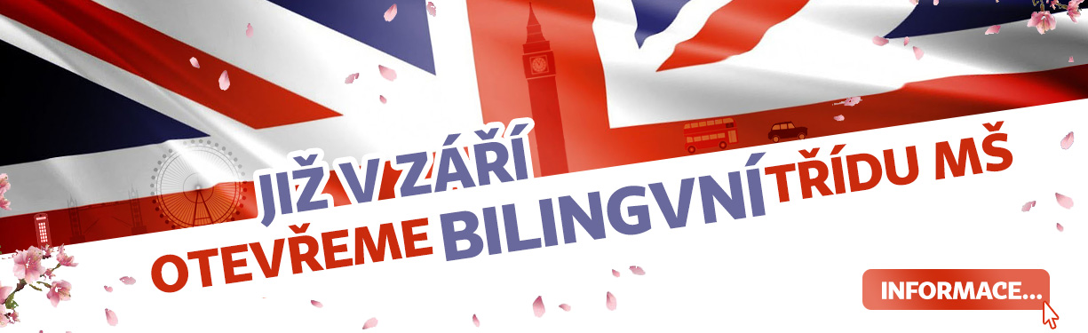 Otevíráme bilingvní třídu s angličtinou ve školce