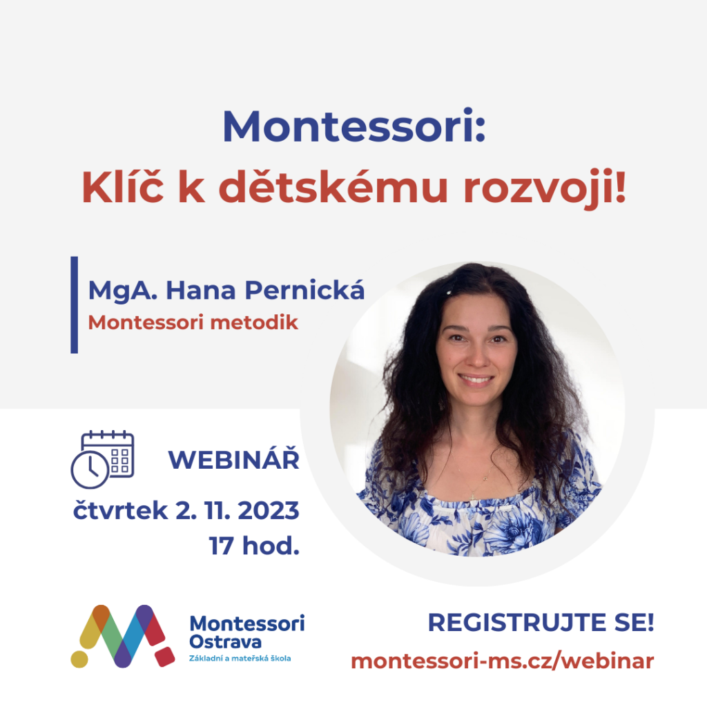 Pozvánka na webinář… Montessori: Klíč k dětskému rozvoji!