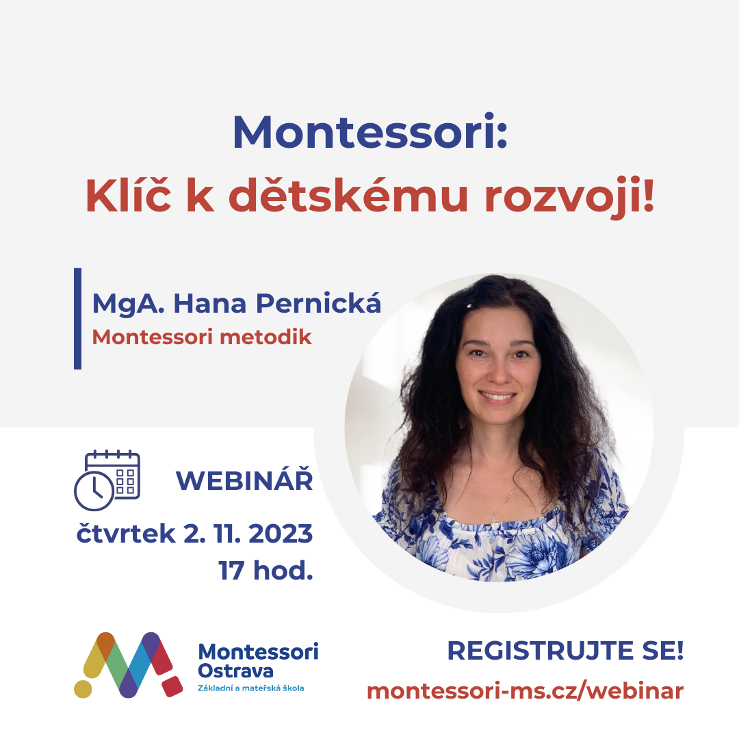 Pozvánka na webinář… Montessori: Klíč k dětskému rozvoji!